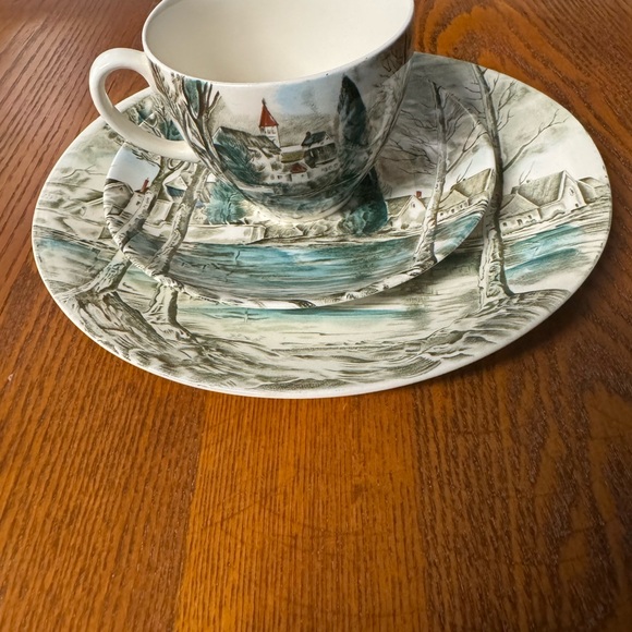 1950’s ~ Dream Town ~ Johnson Brothers ~ 3 Piece Set - Picture 4 of 6